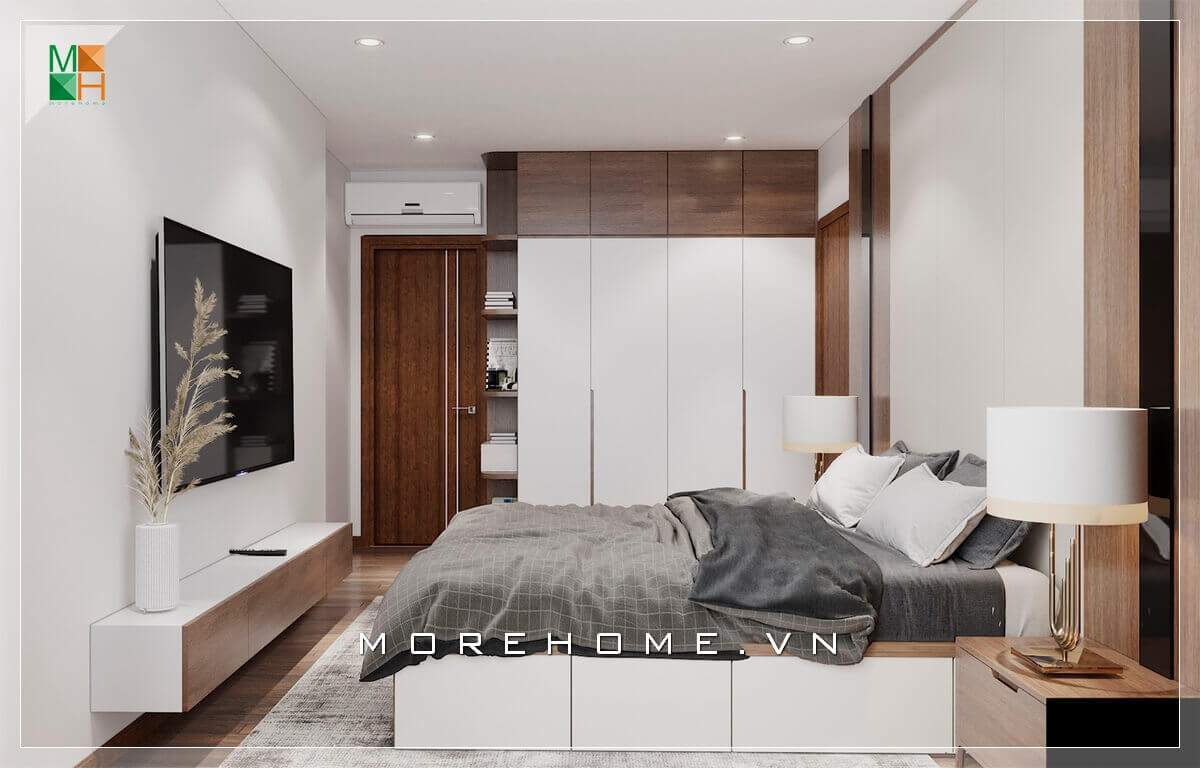 Giường ngủ chung cư hiện đại Giường ngủ chung cư hiện đại