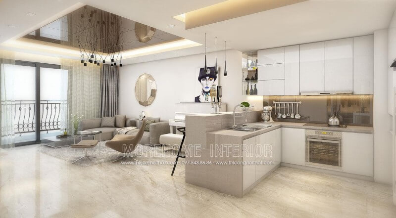Bạn là người theo đuổi sự hiện đại sang chảnh? Bạn mong muốn rằng không gian nội trợ nhà mình sang trọng mà vẫn tiện nghi. Vậy, đừng bỏ qua mẫu tủ bêp gỗ chữ L độc đáo này nhé Tủ bếp hiện đại