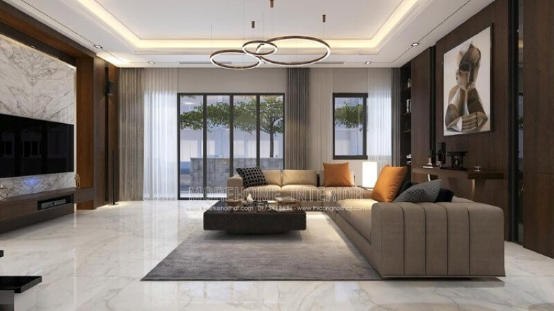 Ý tưởng thiết kế nội thất gỗ mang lối bố trí hiện đại sáng tạo đã thổi làn gió mới tạo nên vẻ đẹp độc đáo. Mẫu trang trí biệt thự đang trong quá trình hoàn thiện thi công nội thất, quý khách có thể tham khảo chi tiết tại website:thietkenoithat.com Thiết kế nội thất biệt thự