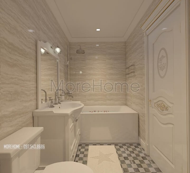 Với nhiều ưu điểm vượt trội mà nhiều dòng đá khác không có được, đá solid surface được khách hàng lựa chọn để ốp tủ lavabo của nhà mình. Đá nhân tạo solid surface