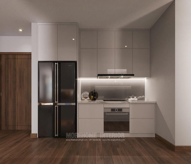 Sang trọng và tiện nghi với mẫu tủ bêp chung cư đẹp Thiết kế chung cư