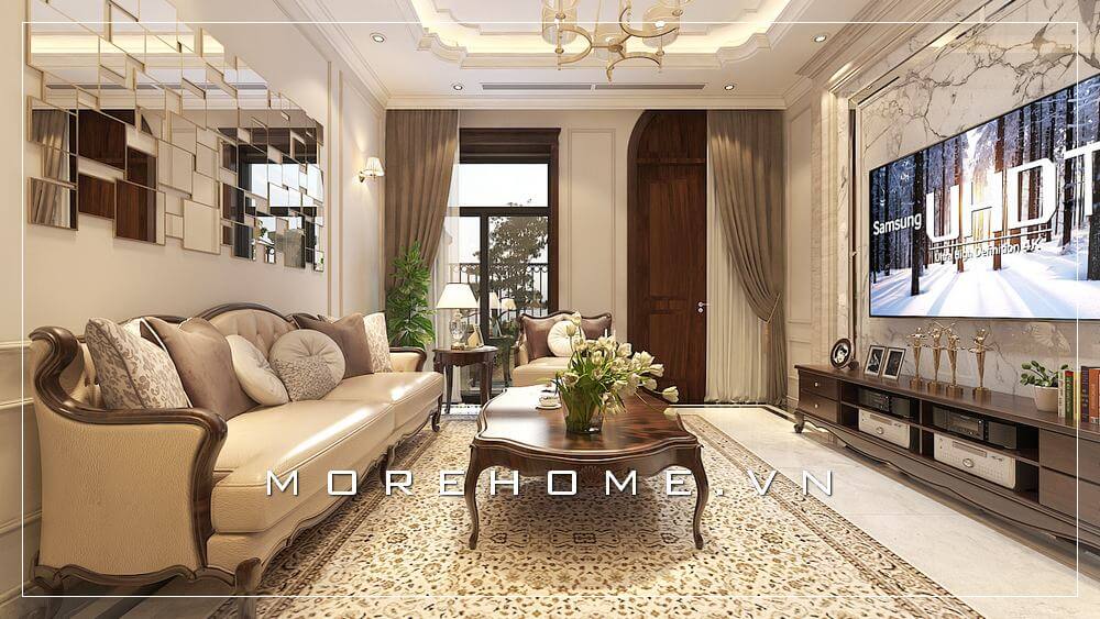 Sofa biệt thự tân cổ điển Sofa biệt thự tân cổ điển