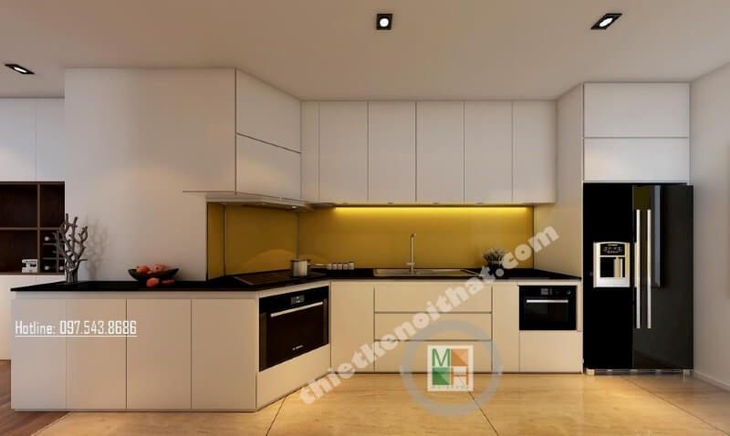 Không gian nội trợ sang trọng và tinh tế hơn với mẫu đá nhân tạo ốp bếp cao cấp